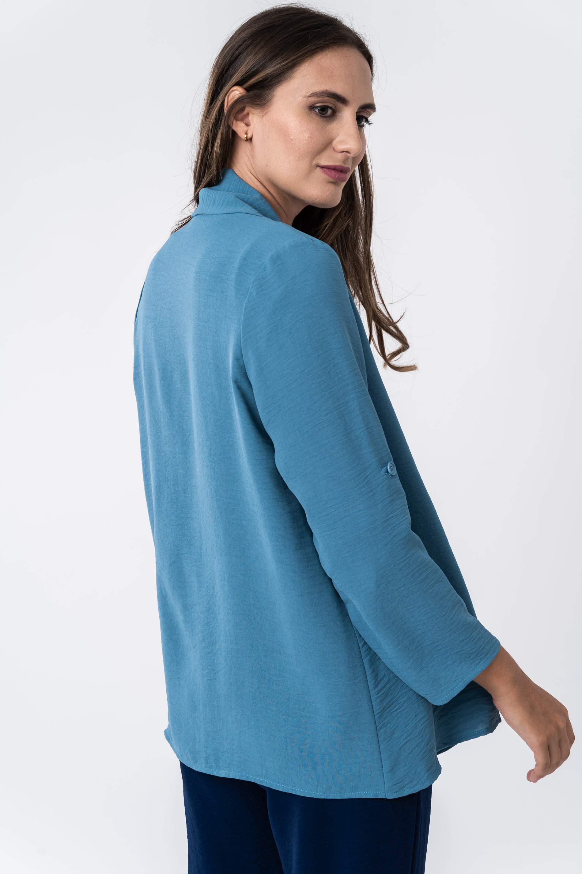 SOBRECAMISA TRABILLA AZUL