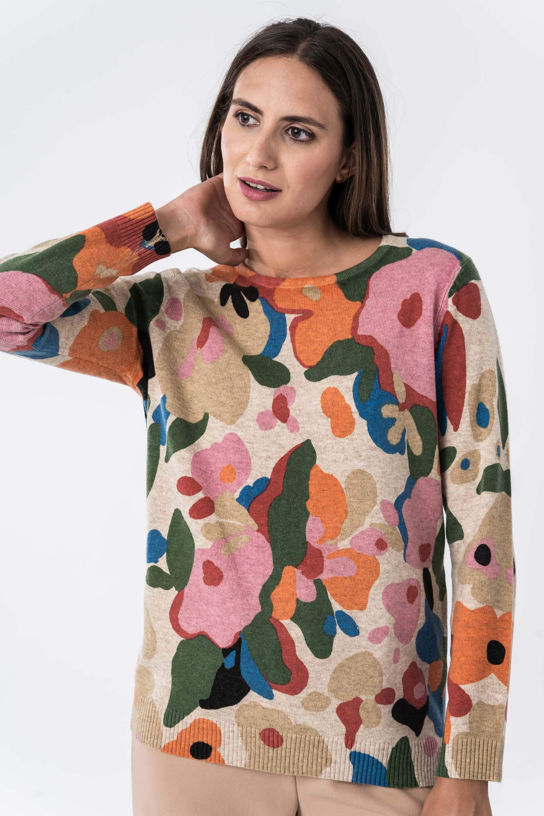 JERSEY ESTAMPADO FLOR