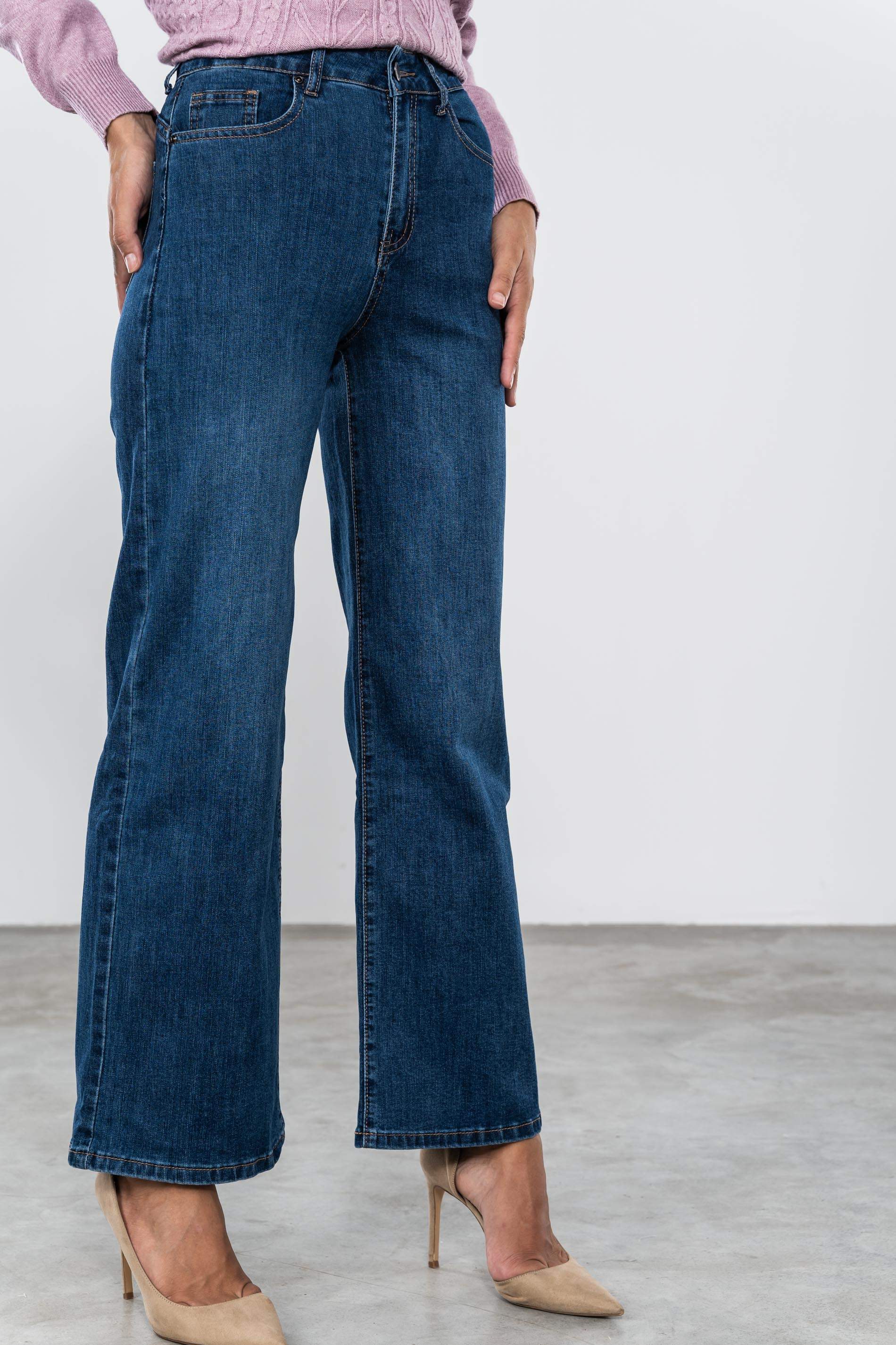 PANTALON VAQUERO PATA ANCHA