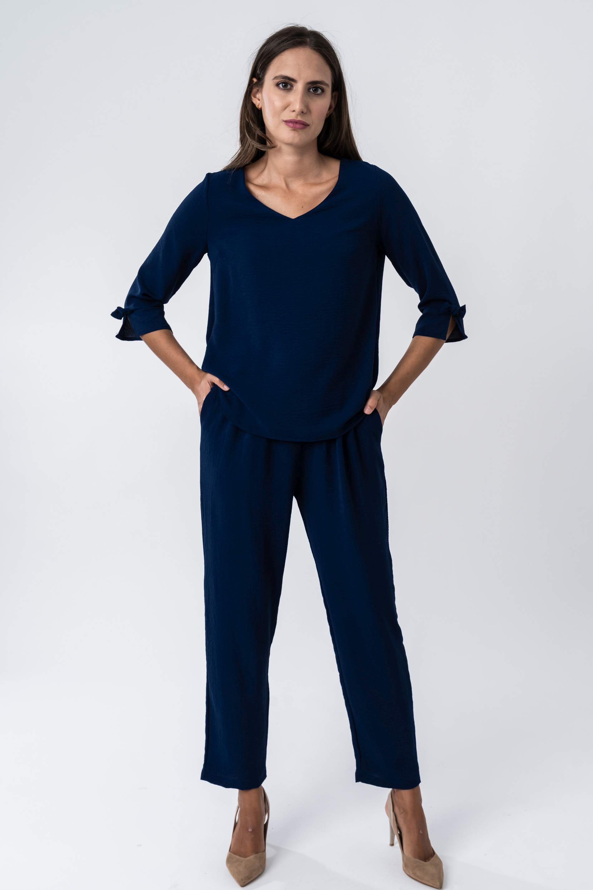 PANTALON HOLGADO CORDON MARINO